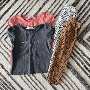 3T Girls H&M & Old Navy Outfit Sets